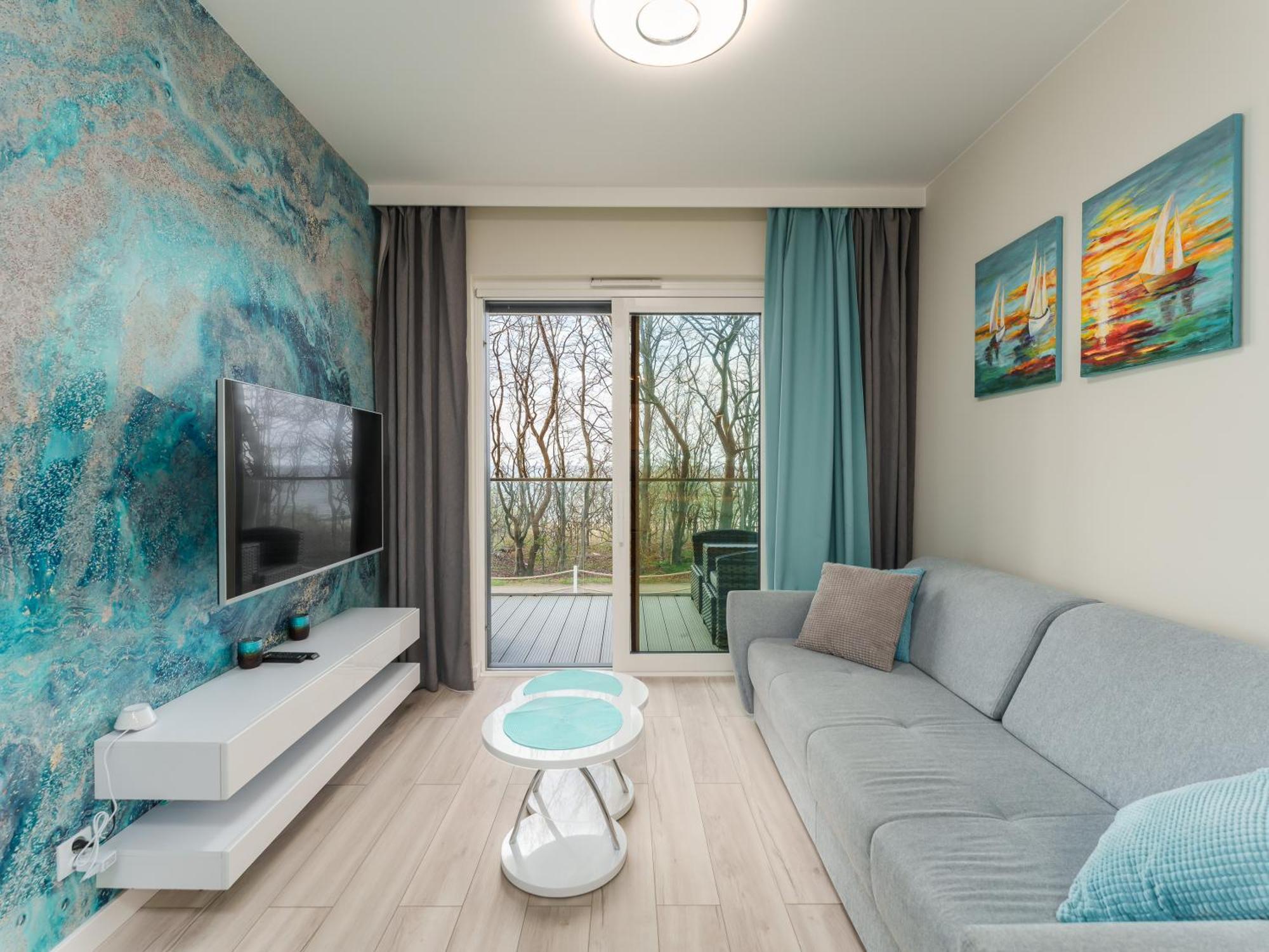 Apartament Z Widokiem Na Morze - Blekitna Perla By Perlowa Przystan Rent Sianozety Exterior foto