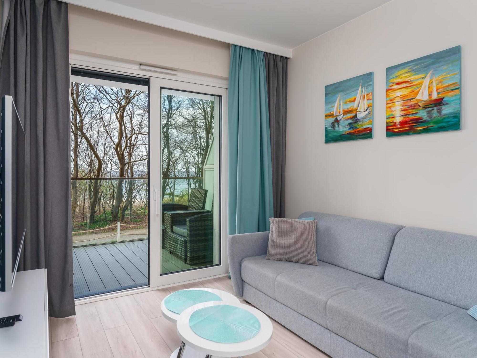 Apartament Z Widokiem Na Morze - Blekitna Perla By Perlowa Przystan Rent Sianozety Exterior foto